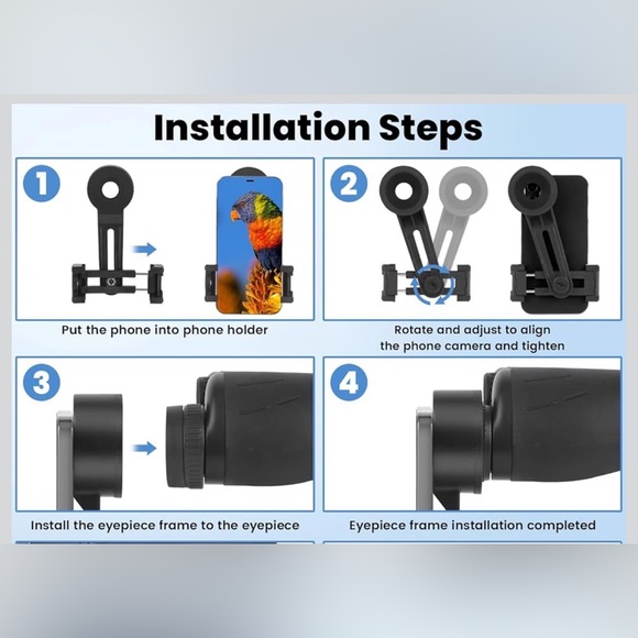 Rodcirant 25x30 High Precision Premium HD Binoculars Brand New - Picture 2 of 13